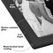 Americanflat Hinged Picture Frame with Wide, Beveled Molding and Shatter-Resistant Glass - Modern Metal Picture Frame Displays Two Photos - Elegant Photo Frames for Tabletop Display